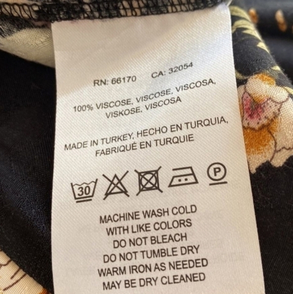 Anthropologie Maeve Black Floral Skirt - Picture 8 of 9